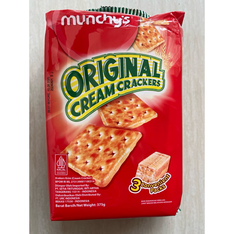 

Munchys Original Cream Crackers 375gr
