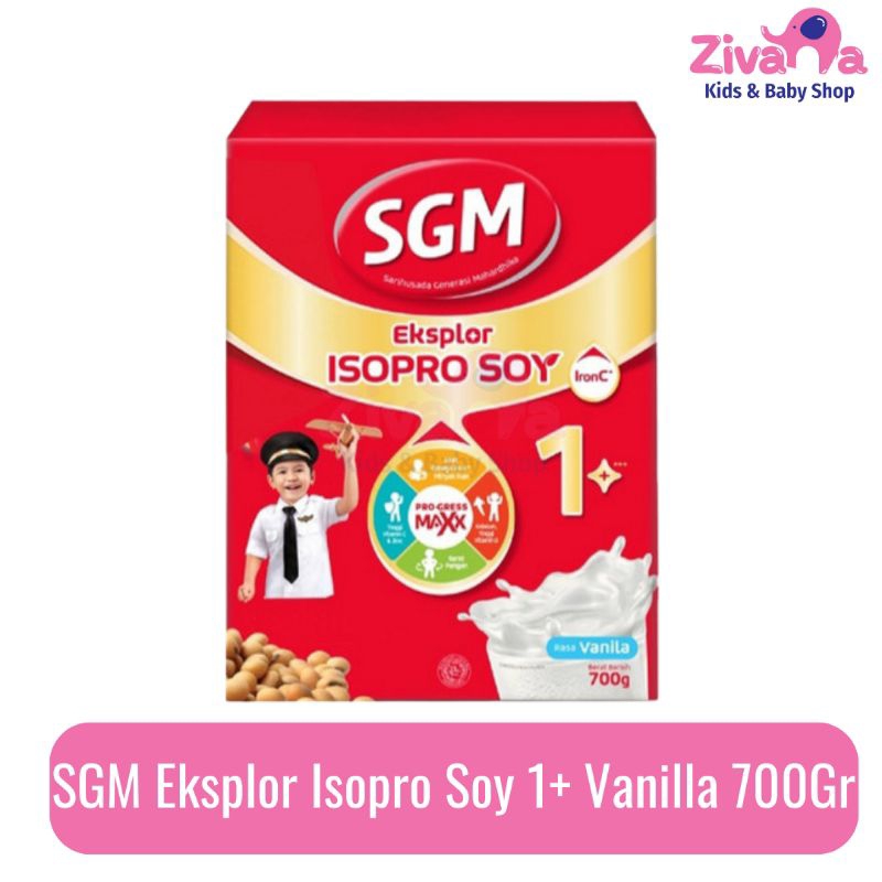

SGM Eksplor ISOPRO SOY 1+ Vanilla (1-5 Tahun) Susu Pertumbuhan 700Gr