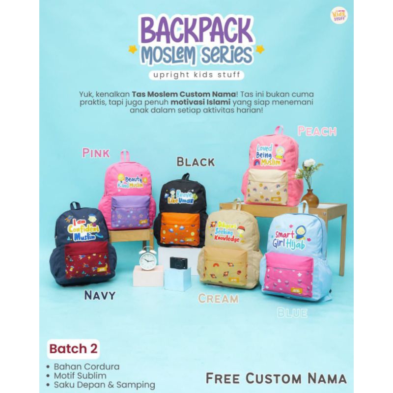 Tas Ransel Backpack SD Muslim Ori Upright