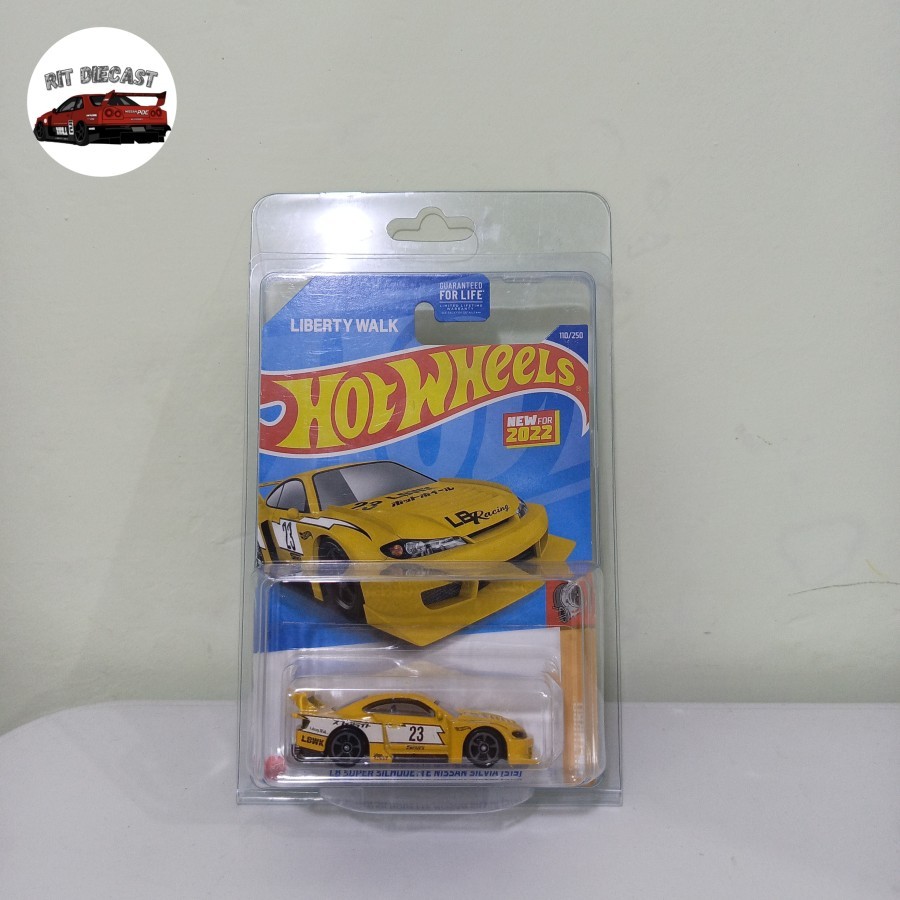 Hotwheels LB Super Silhouette Nissan Silvia (S15) Yellow LBWK