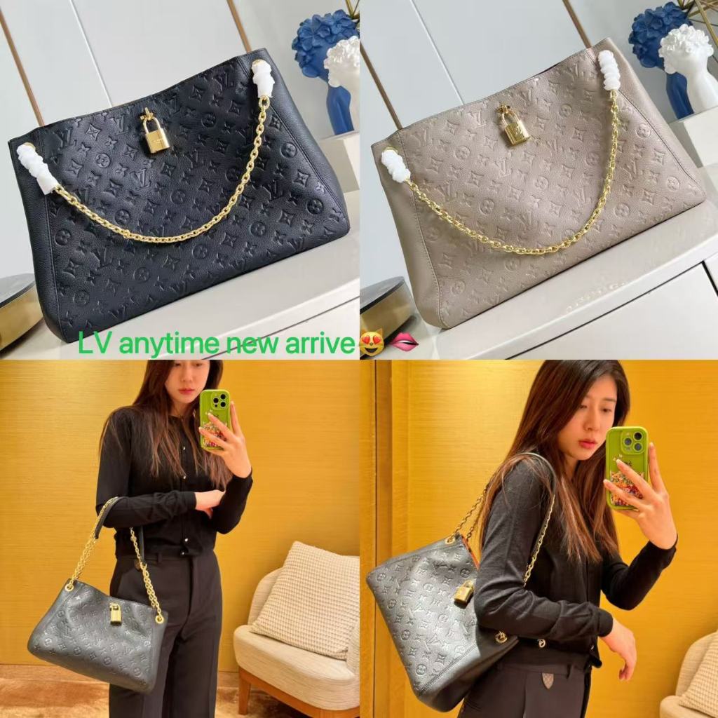 PO 2 Weeks Tas tangan Anytime tas tangan Promenade klasik ukuran 27 x 14 x 42 cm Kulit Monogram Empr