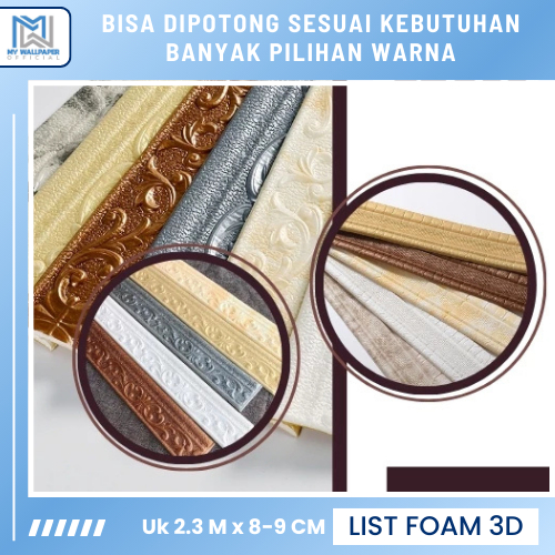 List Foam Border Wall Border List 3D Foam Wallpaper List Tembok Tebal Wallfoam List Border