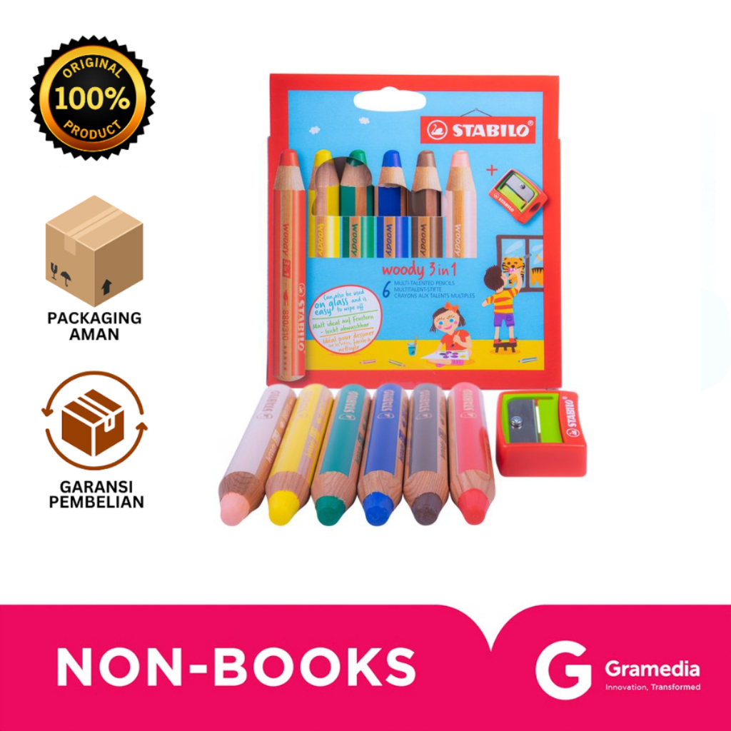 

Gramedia Bali - Parker Stabilo Woody 3 in 1