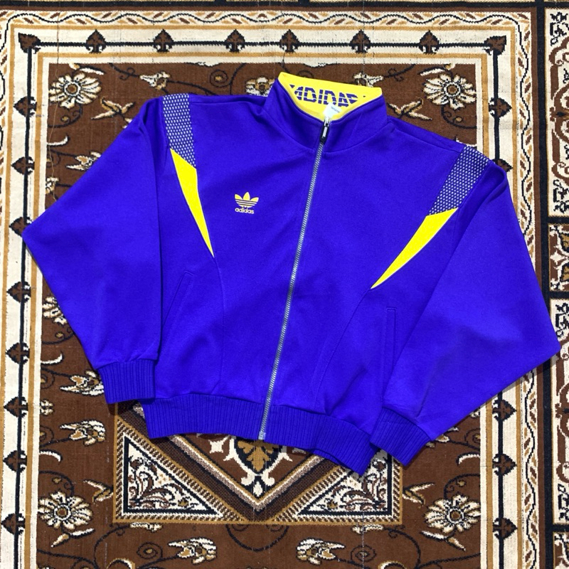 90’s PURPLE VINTAGE TRACK JACKET BY ADIDAS X DESCENTE
