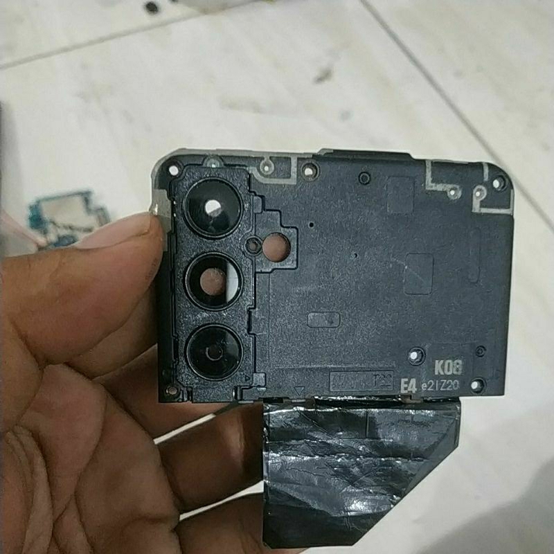 tutup mesin plus kaca kamera bekas samsung a04s