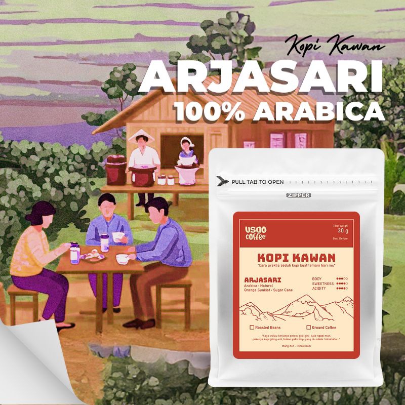 

Kopi Kawan Arjasari Arabica Dripbag Single Origin Grade A