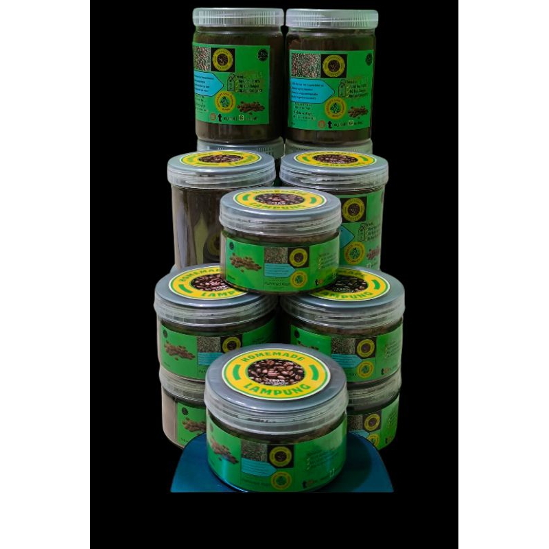 

Kopi bubuk 100% murni kopi tanpa tambahan bahan lainnya,homemade in lampung.100gram/200gram/300gram.