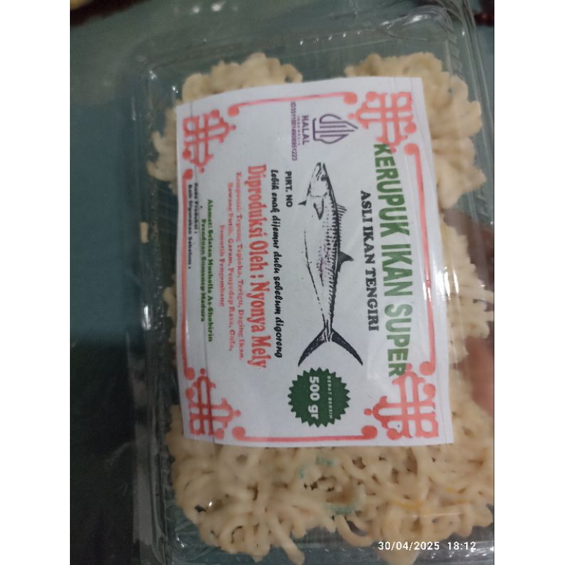 

kerupuk ikan tengiri super