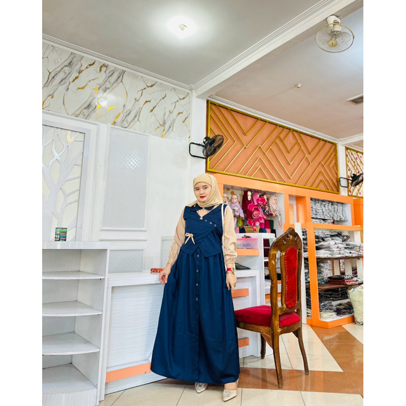 ANISA gamis katun toyobo fodu