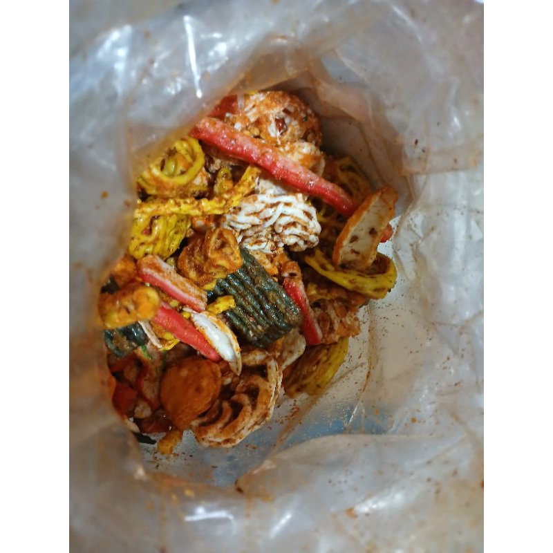 

Seblak campur seblak mix rongsok