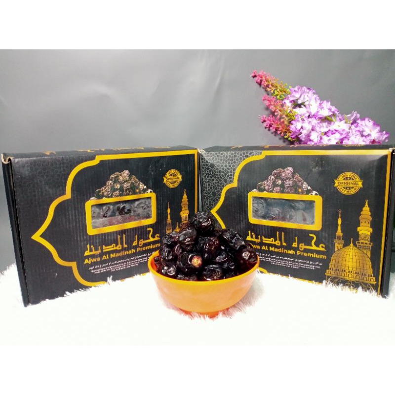 

READY Kurma Ajwa Madinah Premium - Kurma Nabi Original