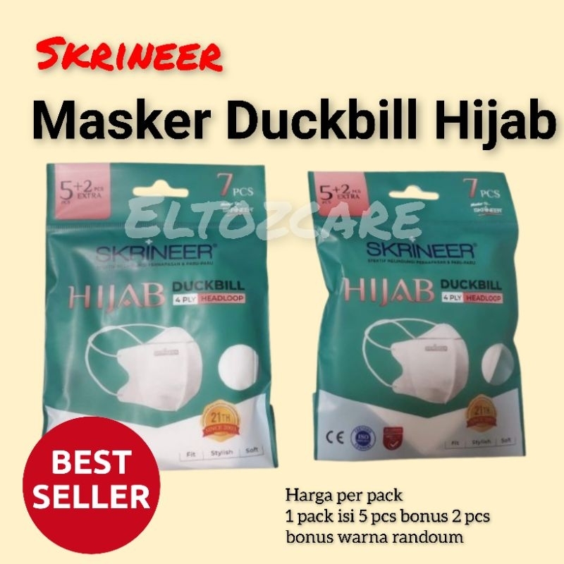 masker duckbill hijab skrineer pack