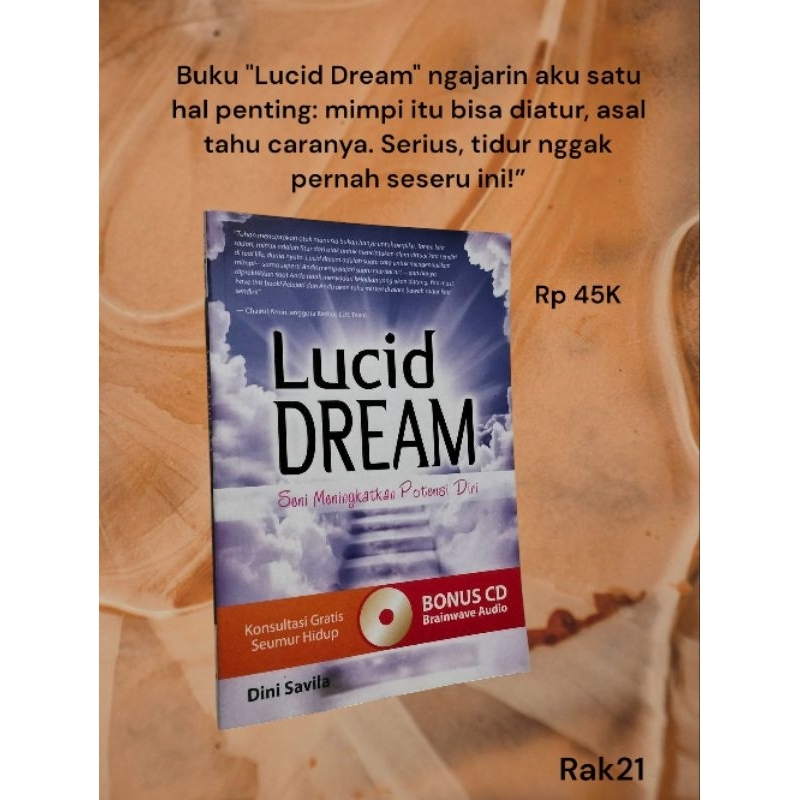 Lucid Dream. Bonus CD. Dini Savila. Buku Original