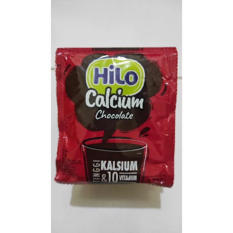 

HILO CALCIUM CHOCOLATE sachet, 1 renteng isi 10 pcs