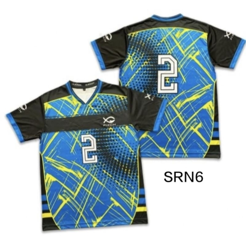 Jersey Volly Voli Fixch Motif Full Printing Baju Voli Fixch