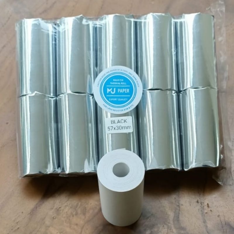 

10 ROLL KERTAS STRUK THERMAL 58x30 / 57x30