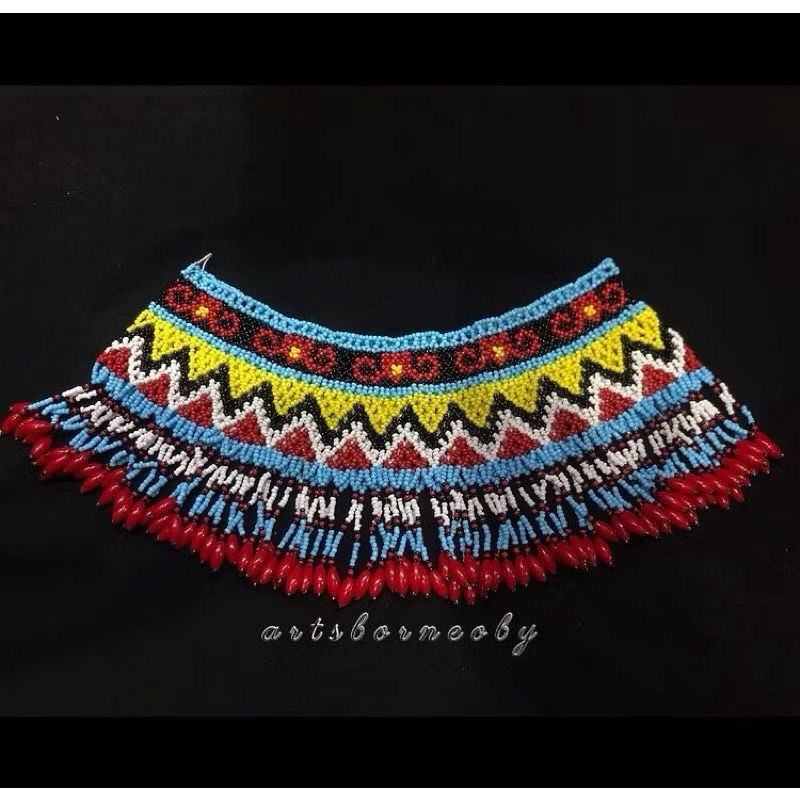 Teratai Pundak Anak Aksesoris Baju Dayak