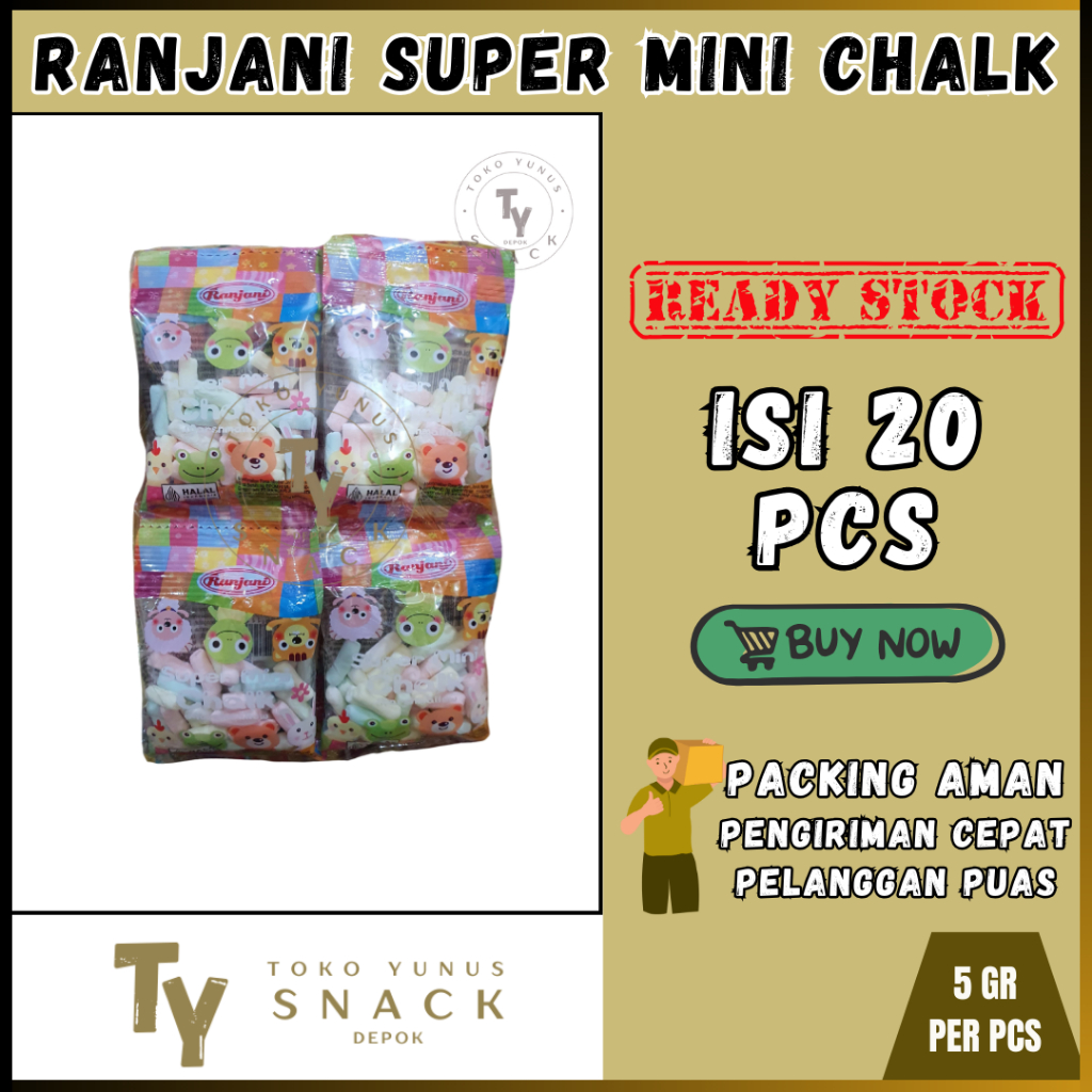 

RANJANI SUPER MINI CHALK PACK ISI 20PCS @5GR