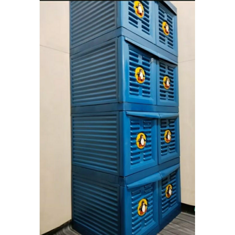 Lemari Pakaian Susun 4 Karakter Multiclub PH 4 SUPER JUMBO Rak Box Baju Sepatu Tempat Penyimpanan Pl