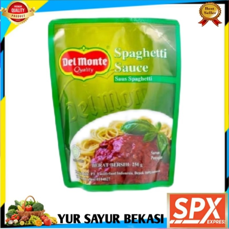 

Saus Spaghetti/Saus Spageti Delmonte 250gr (Pouch).