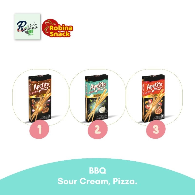 Apetito Snack Rasa Bbq Sour Cream Pizza 1 Sachet