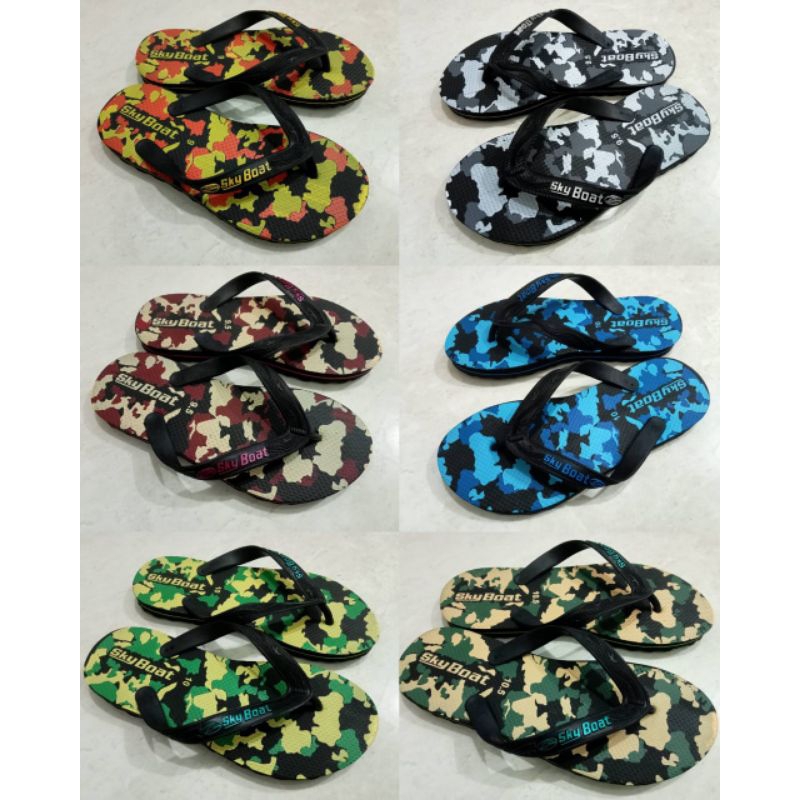 Sandal Jepit Sky Boat Army