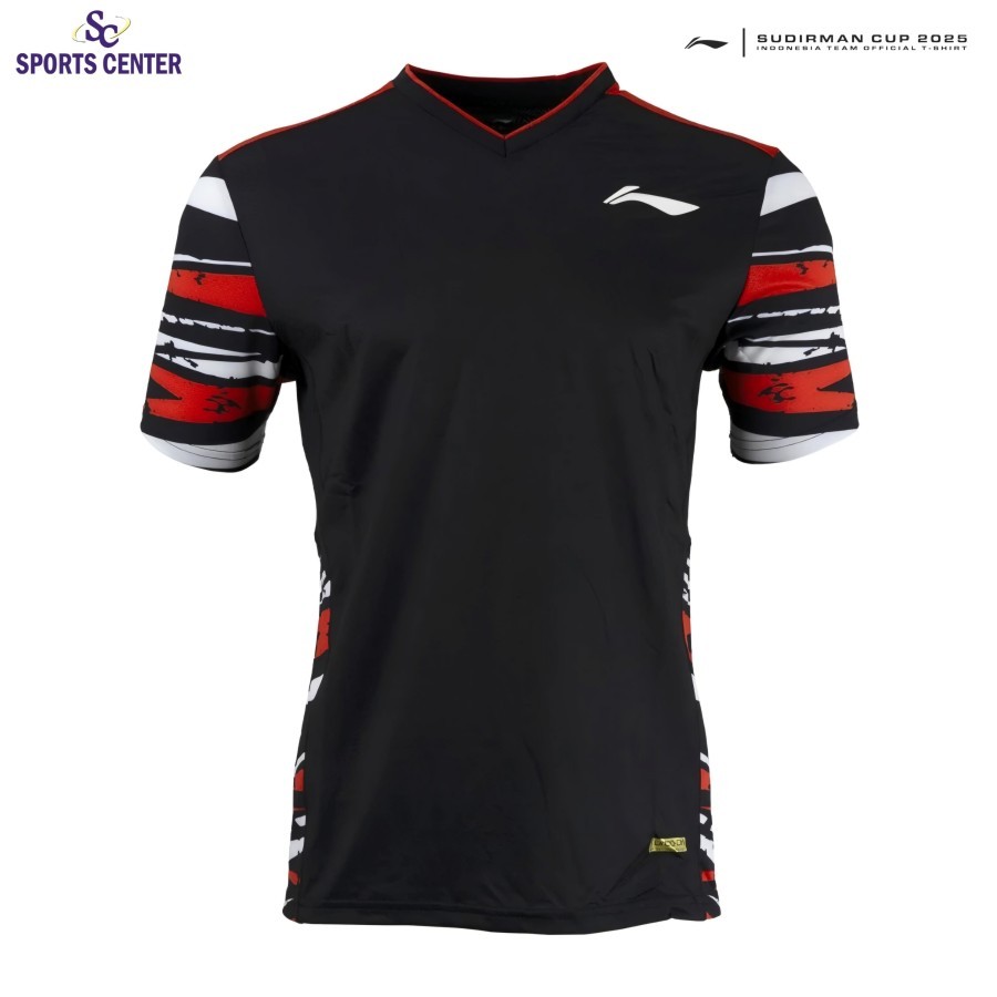 New Kaos / Jersey Badminton Lining Player Series Sudirman Cup ATSUB29-1 / ATSUB29 Black