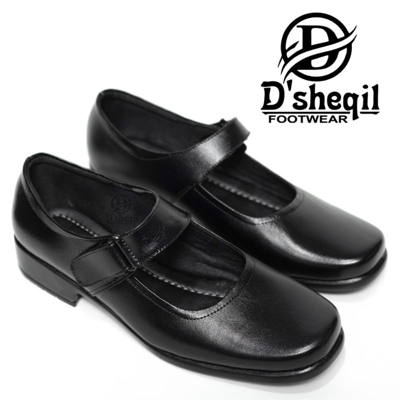 Sepatu Pantofel Kulit Wanita Sepatu Paskibra Bahan Asli Kulit Sapi