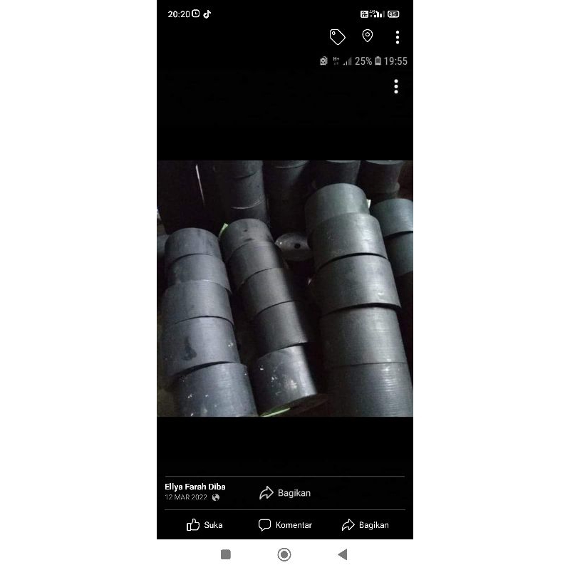 

4biji roll karet diameter 7x 5cm mesin tusuk sate