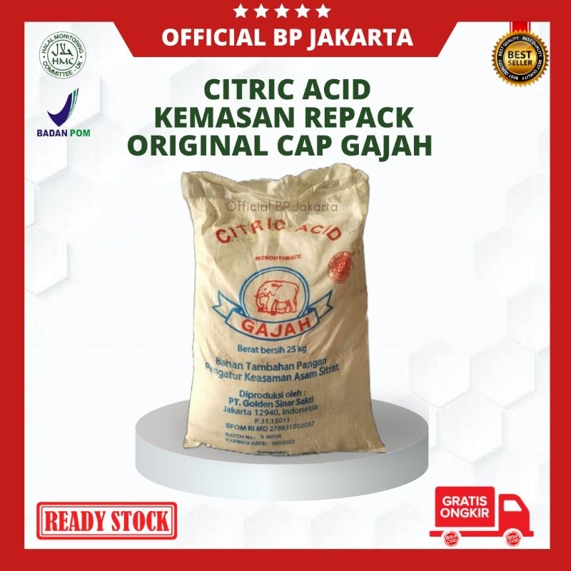 CITRIC ACID | CITRUN CAP GAJAH | CITRUN REPACK | BIANG SITRUN
