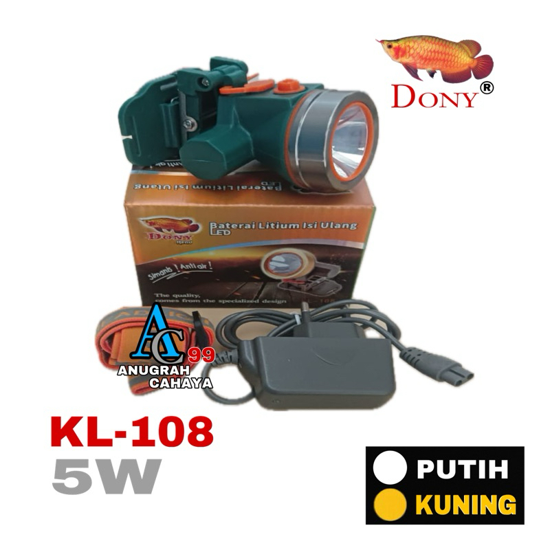 Senter Kepala Dony KL-108 5W (Anti Air)