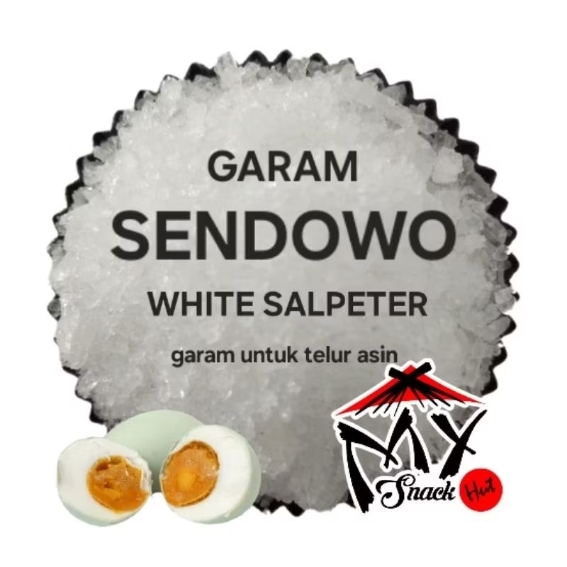 

GARAM SENDOWO 250GR SALTPETER NITER NITRE STONE SALT PENGAWET DAGING SOSIS BACON HAM SMOKED BEEF