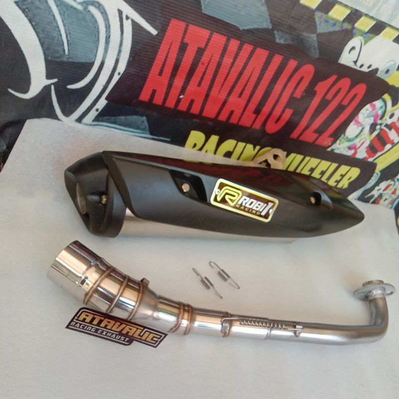 Knalpot Racing ROBI1 full set Nmax 155 old exhaust
