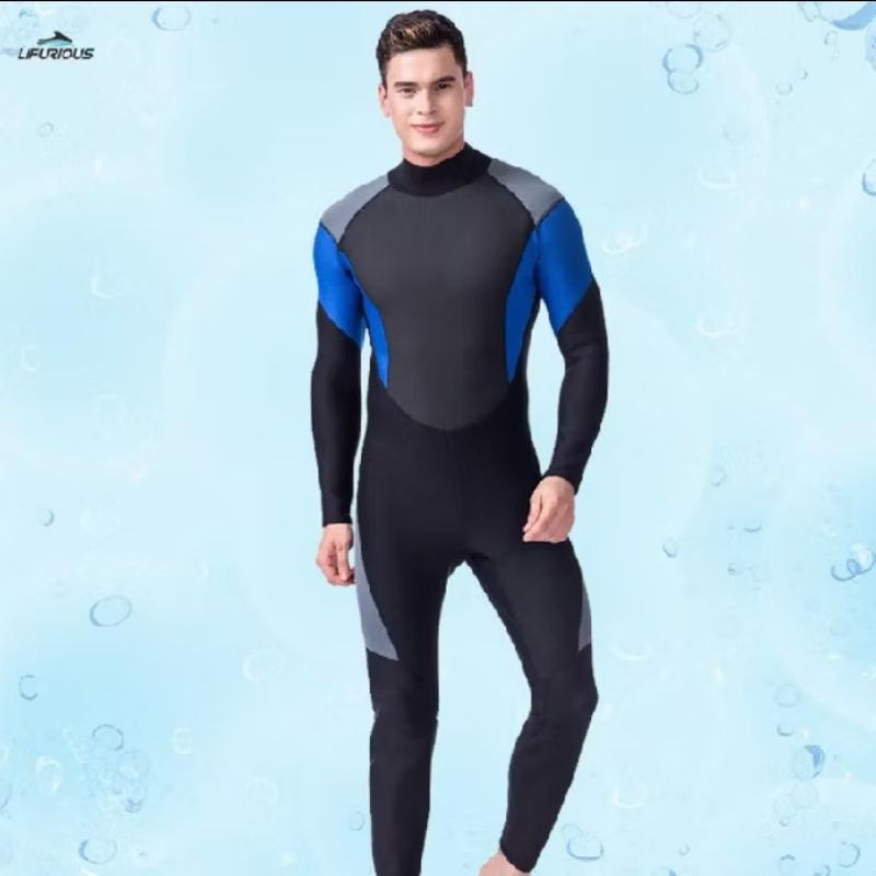 Wetsuit Diving Spearfishing Freediving Snorkeling Spearfishing Baju Selam Neoprene 3mm