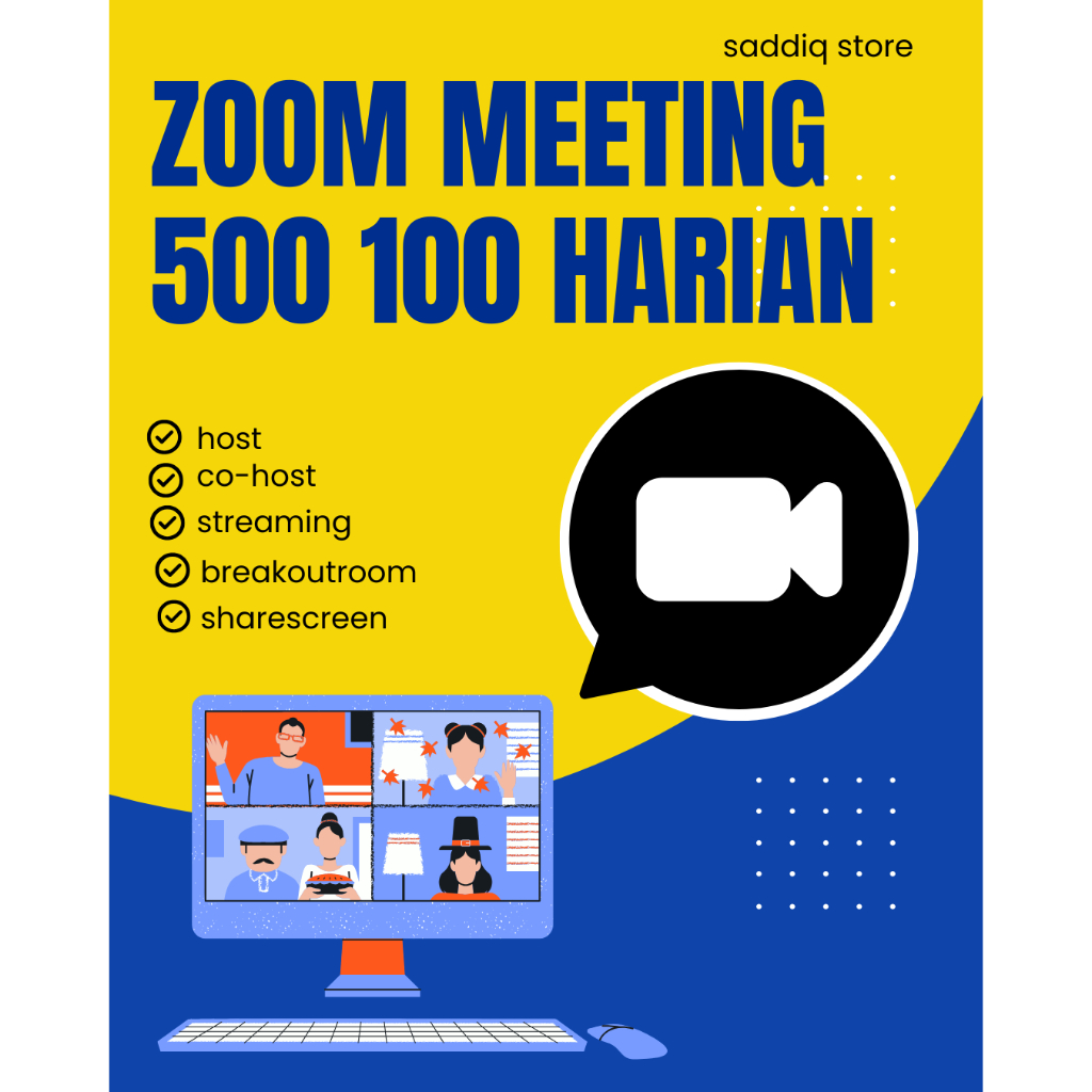 sewa 1 hari full day zoom meeting harian 500 1000 peserta