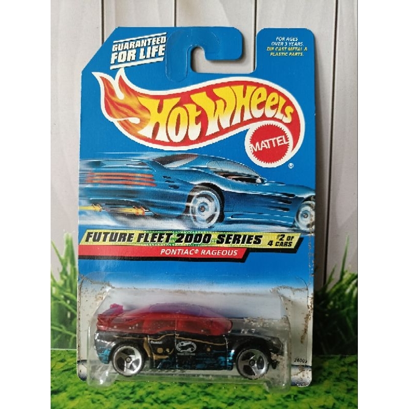 Hot Wheels Pontiac Rageous Card Bubble Jelek