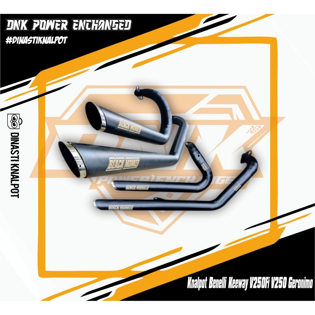 Knalpot Benelli Keeway V250Fi V250 Geronimo Model Harley Davidson