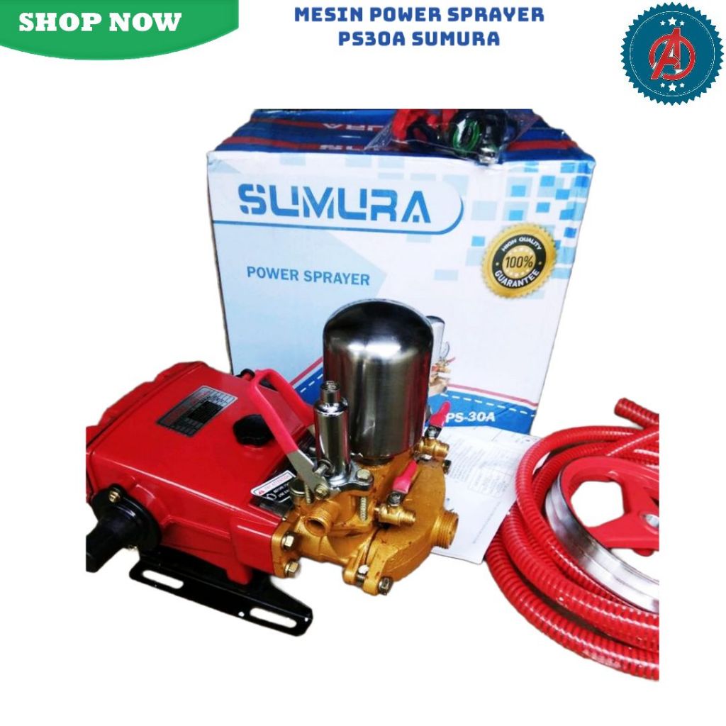 Mesin Power Sprayer SUMURA PS30 + Dinamo Listrik Full Tembaga + Engine GX 200.
