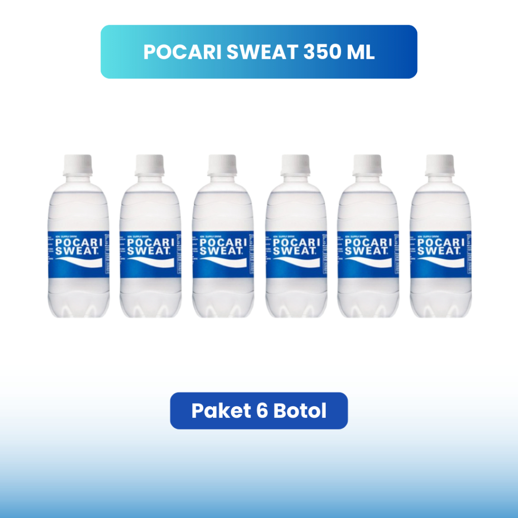 

Jual Pocari Sweat Botol 350 ml Paket 6 Botol