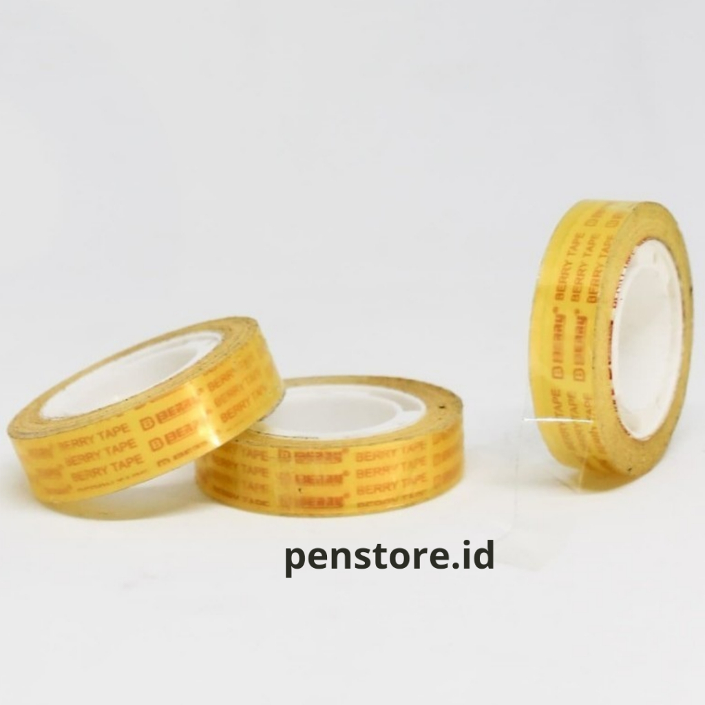 

(3 roll) Isolasi Kecil 1/2 x 25 Yard Nachi Transparan / Selotip Bening Nachi