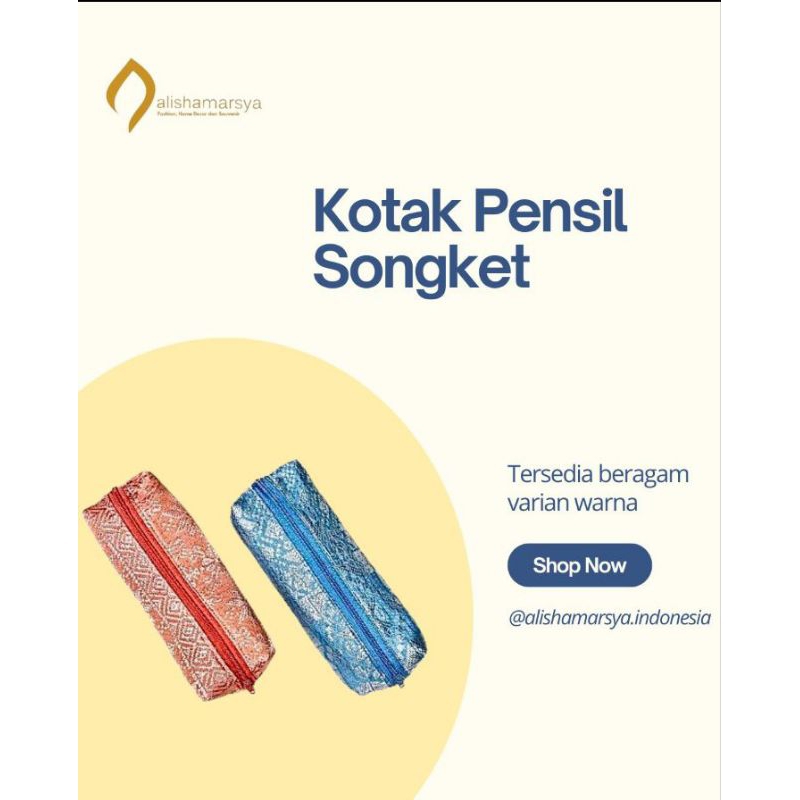 

Kotak Pensil Songket