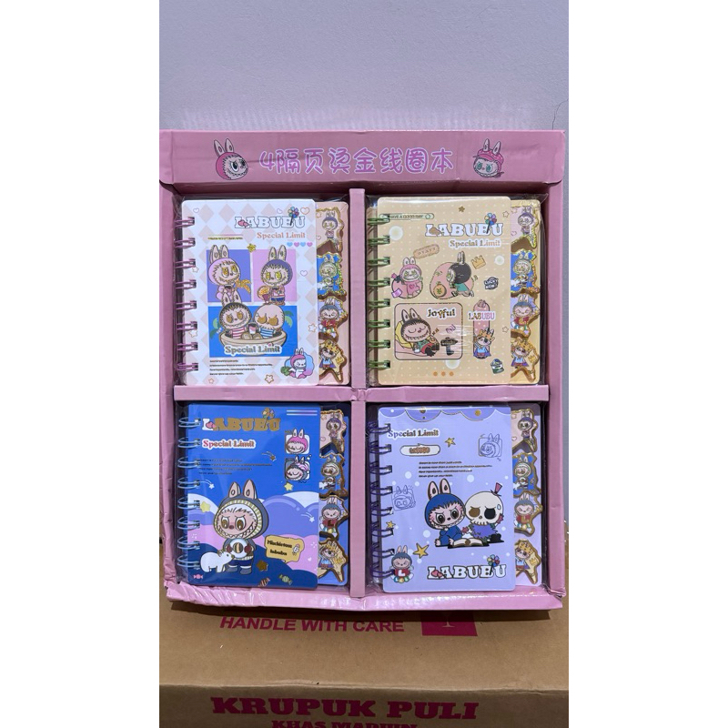 

BUKU CATATAN BUKU NOTES NOTEBOOK KARAKTER LUCU LABUBU