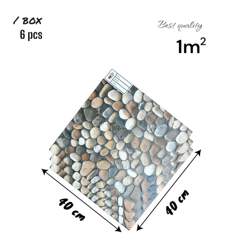 Keramik Lantai Kasar  40x40 Alaska Beige Keramik Mulia Ceramic Carpot Grade B Isi 6pcs