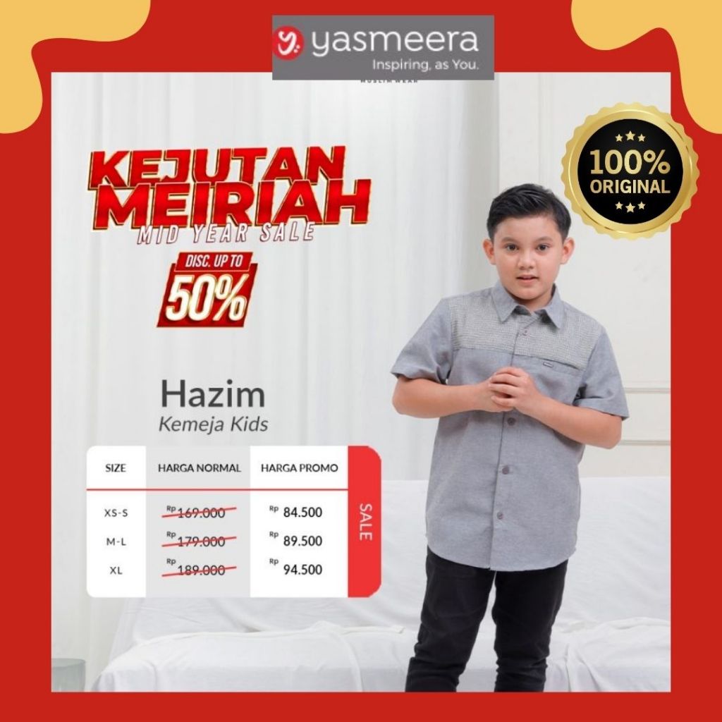 El-Rasheed Kemeja Hazim Anak