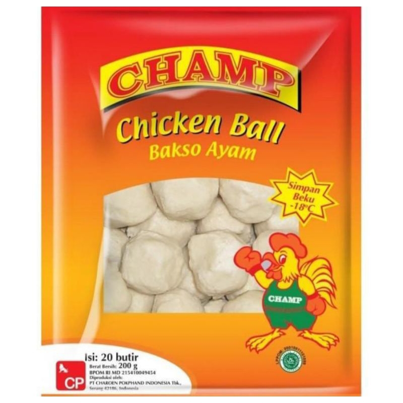 

CHAMP CHICKEN MEATBALL 200GR