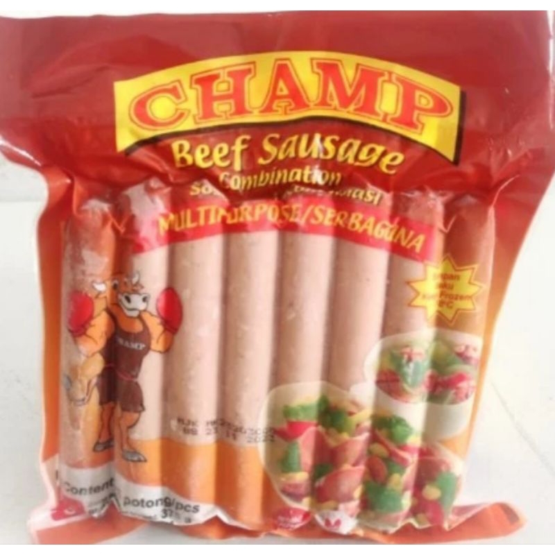 

CHAMP BEEF SAUSAGES 375GR