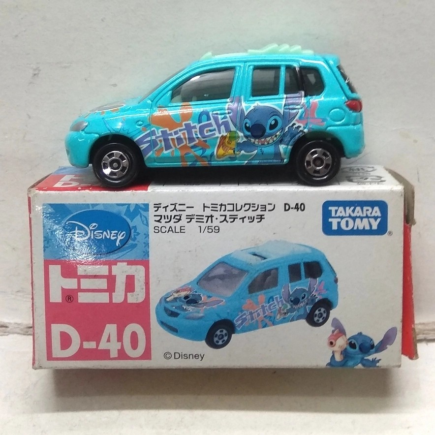 TOMICA DISNEY D-40 STITCH MAZDA DEMIO NO. 86 TAKARA TOMY D40 LILO