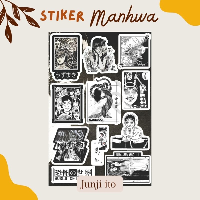 

Sticker Anime Manga A6 Junji Ito