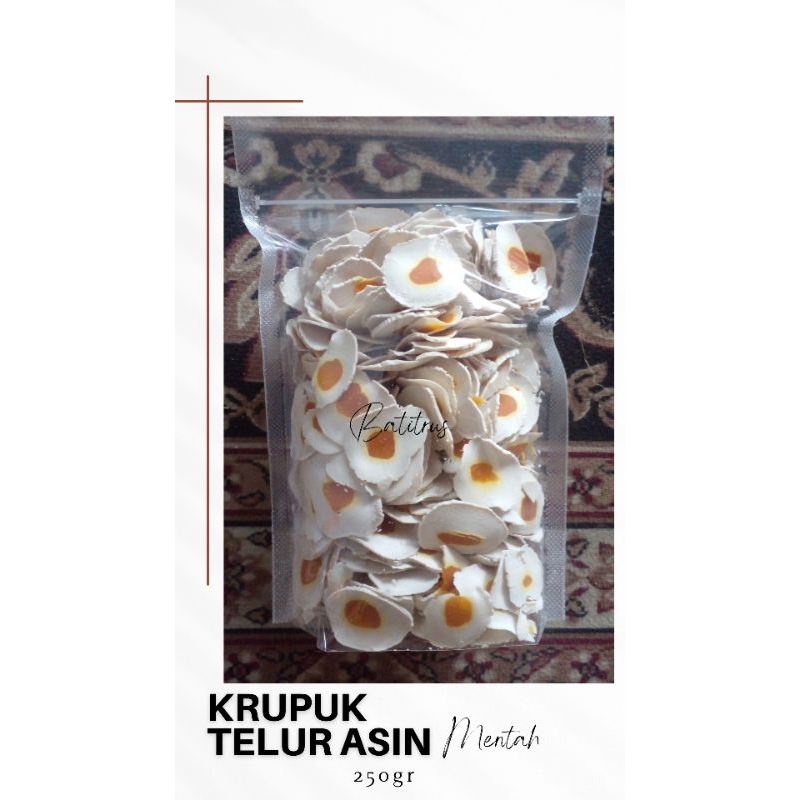 

Kerupuk Telur Asin Mentah 250gram