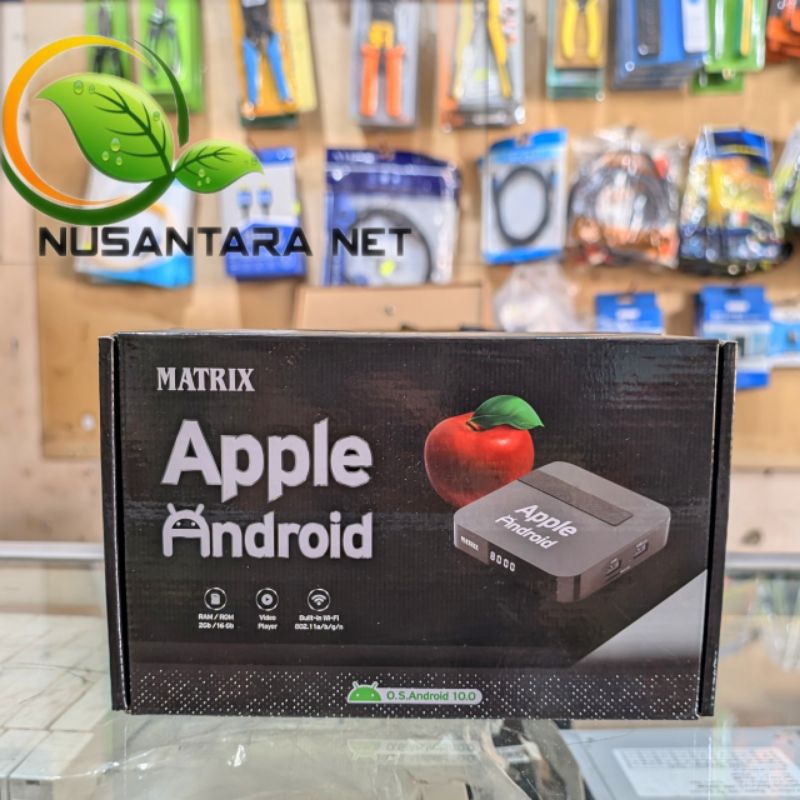 MATRIX Apple Android TV Box - Android 10 Ram 2gb WiFi Android TV